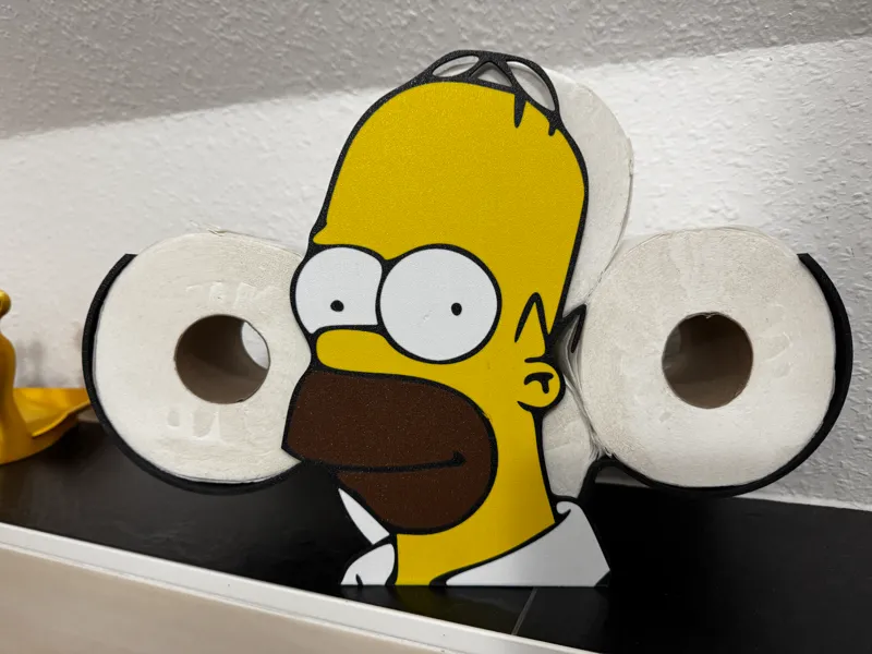 Toilettenpapierhalter Homer Simpson