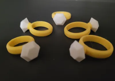 Custom Diamond Ring - OpenSCAD