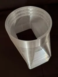 PETG, 0.2 mm, 5 walls, 30% gyroid, no supports