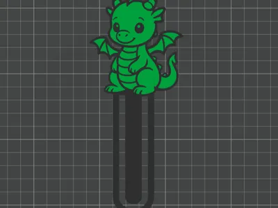 Sant Jordi Dragon Bookmark