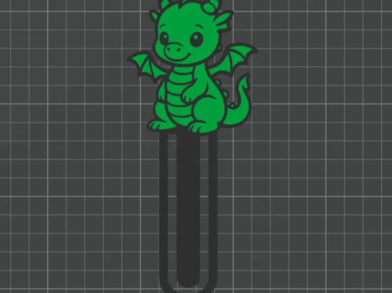 PUNTO DE LIBRO DRAGON SANT JORDI