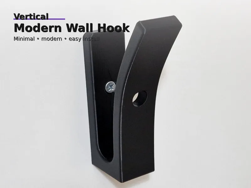 Vertical Modern Wall Hook