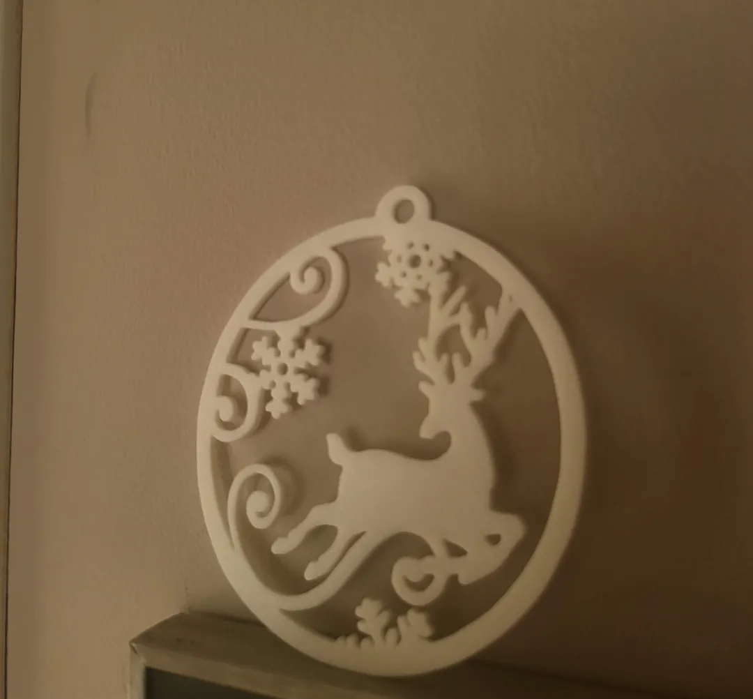 Décorations de Noël cerf à suspendre