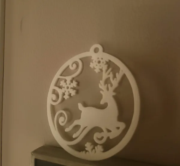 Décorations de Noël cerf à suspendre