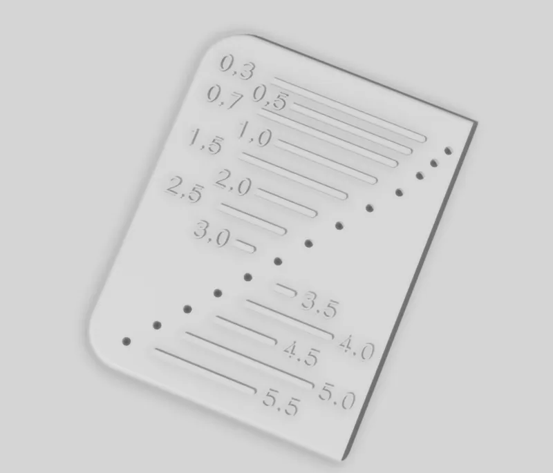 Seam Allowance Ruler—缝份尺