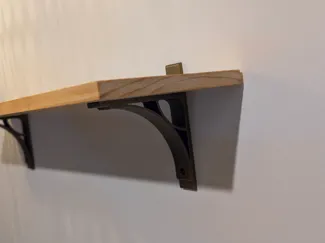 Arc Support Shelf Bracket