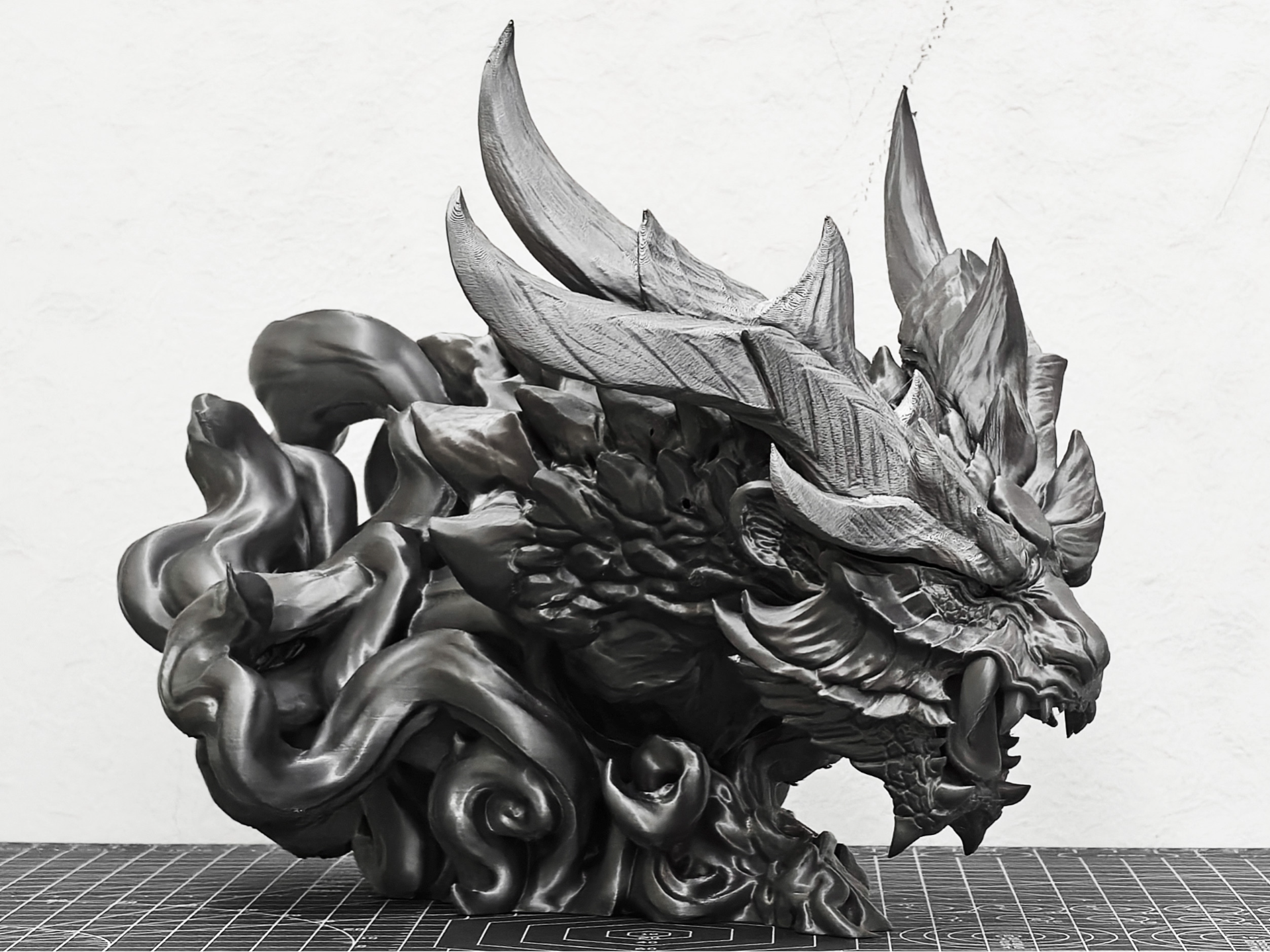 Miniatura 1 do modelo 3D 怪物猎人 祸威祸斗 怨虎龙 头雕