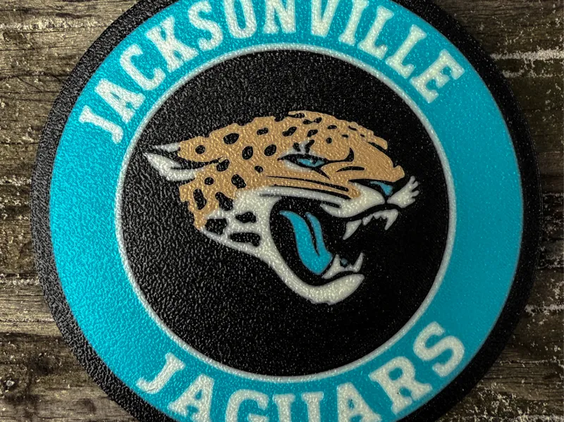 Jacksonville Jaguars V-2 coaster set of 4