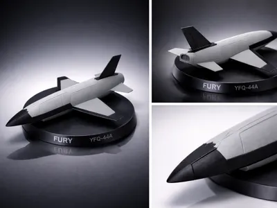 YFQ-44a Fury UCAV – 1:25 Scale Stealth Drone