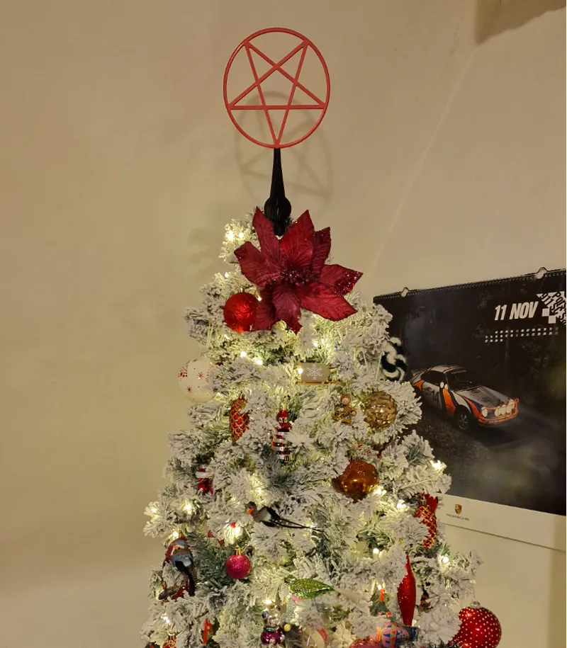 Pentagram Christmas Tree Topper