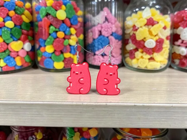 Gummy bear earrings