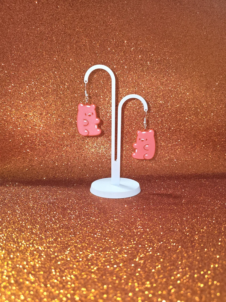Gummy bear earrings view 3
