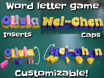 Word letter game - fully configurable!