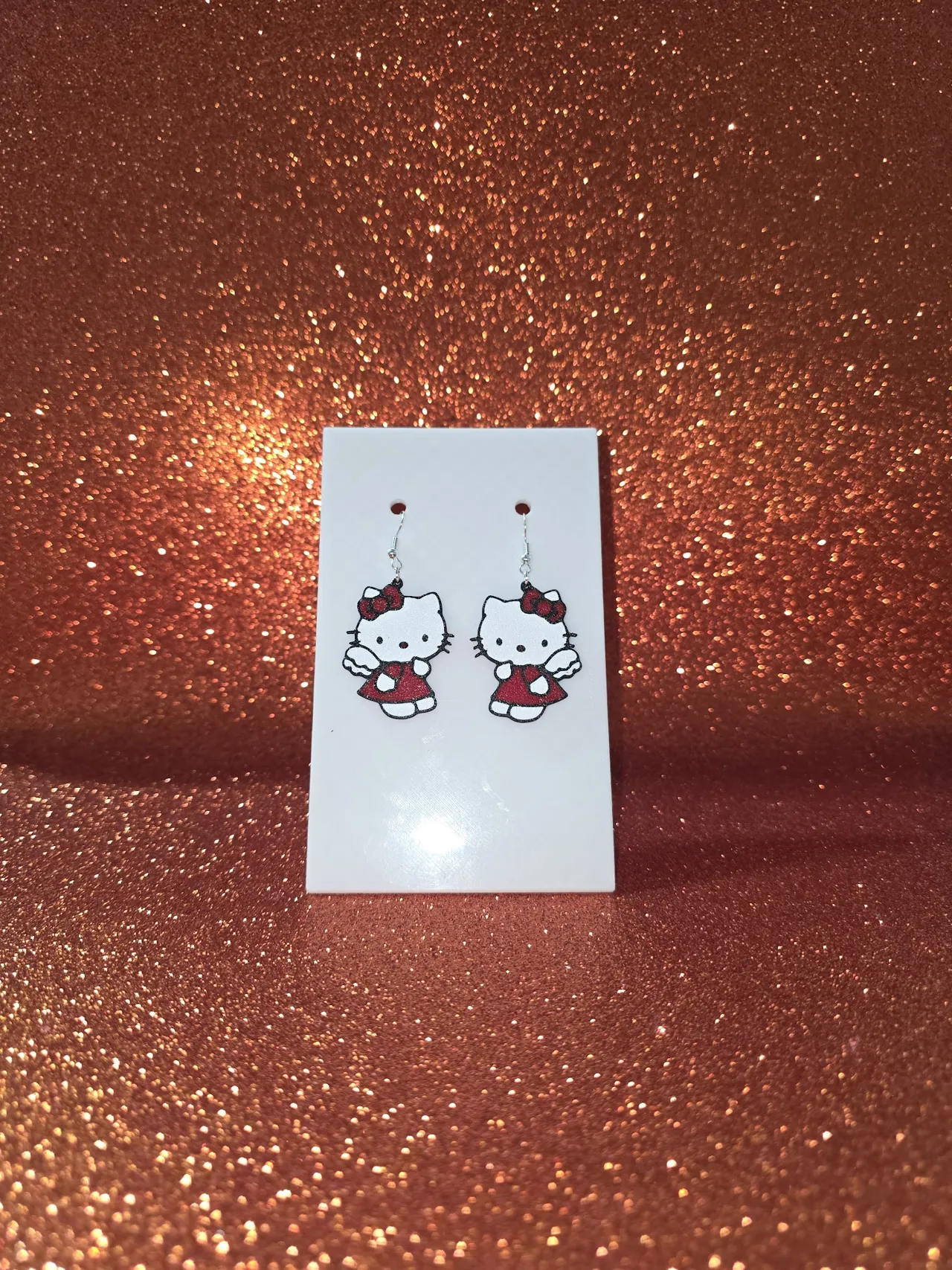 Hello Kitty Angel earrings view 2