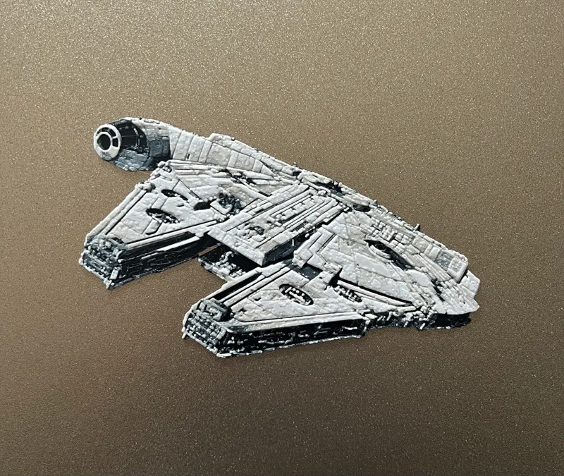 millennium falcon (Filament Painting)