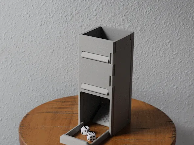 Folding Collapsible Dice Tower