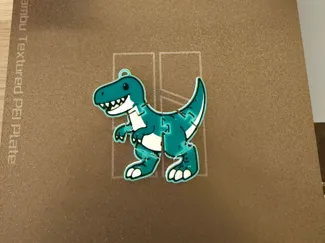 Flexi-dino-a1 mini friendly-no support-keychain