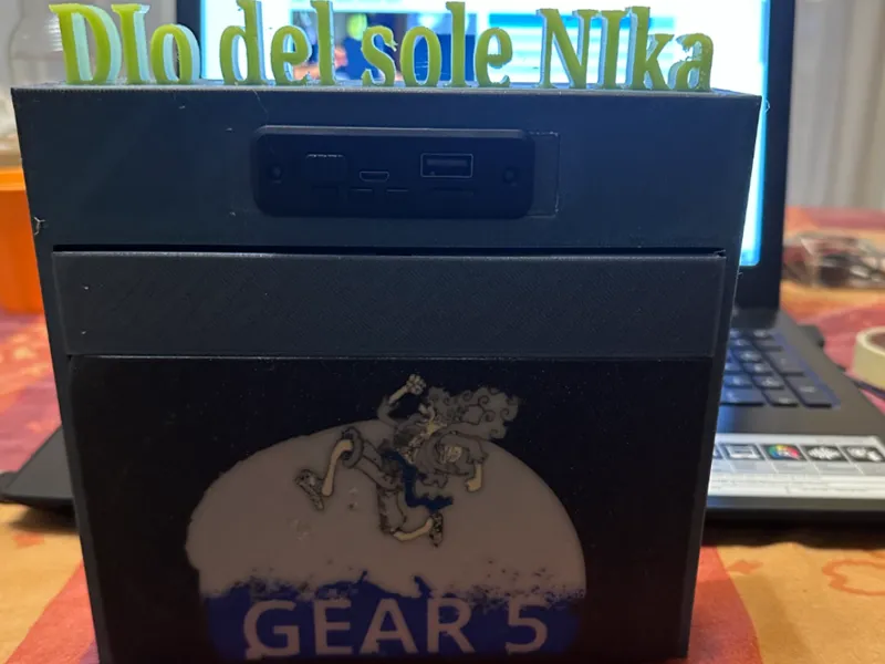 One piece Luffy gear 5 Nika  music led box