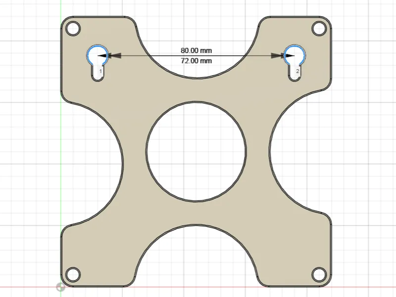 VESA mount for Gigabyte Brix (NUC)