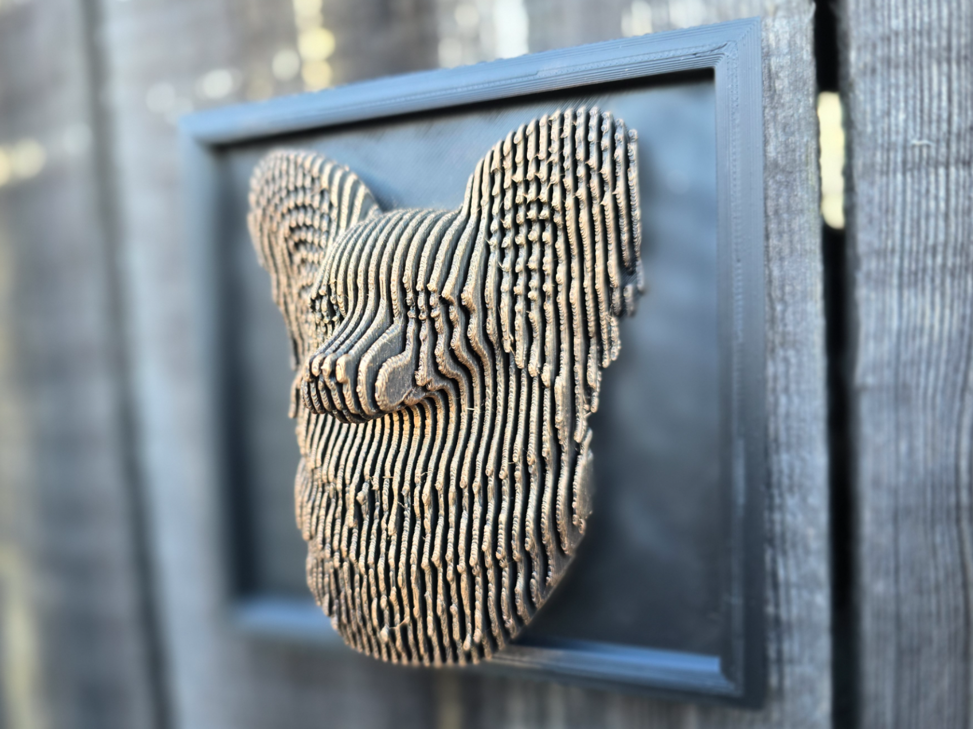 SLICED PAPILLON — 3D Printable Wall Decoration 