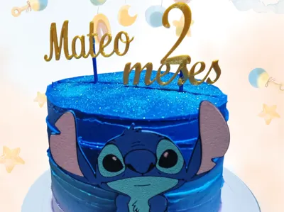 Mateo 2-Month Cake Topper
