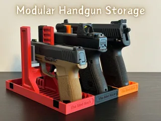 The Mod Rack handgun storage system