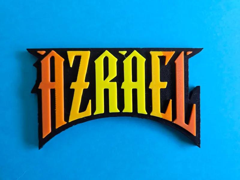 DC Comics Azrael 4 color logo