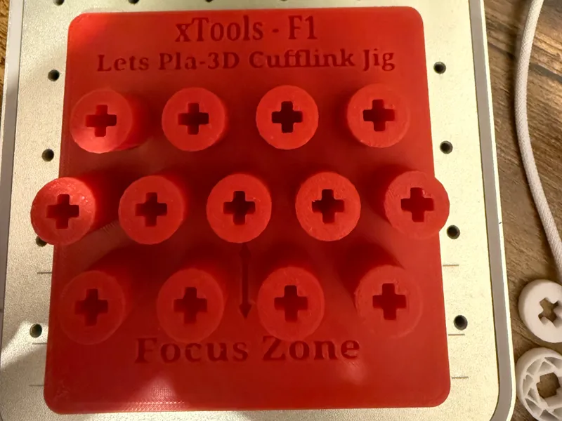 xTool - F1 Cufflink Jig 