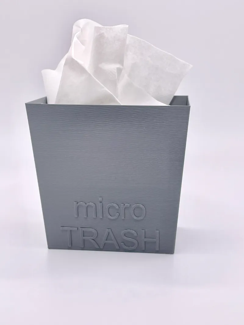 Micro Trash Bin (Vase mode)