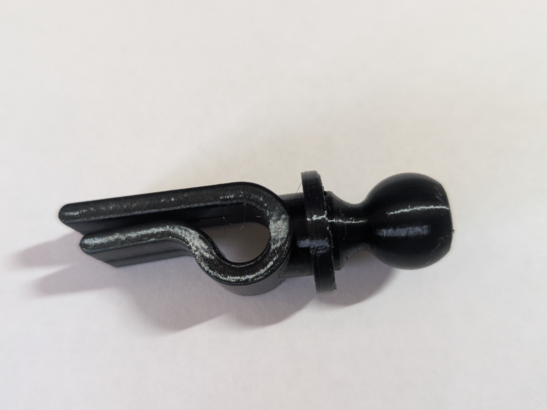 17 mm Ball Vent Clip 3D model
