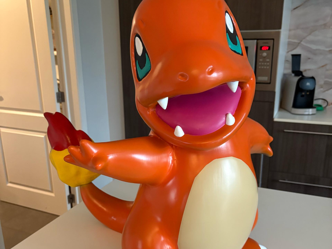 Life-Size Charmander 3D Model 