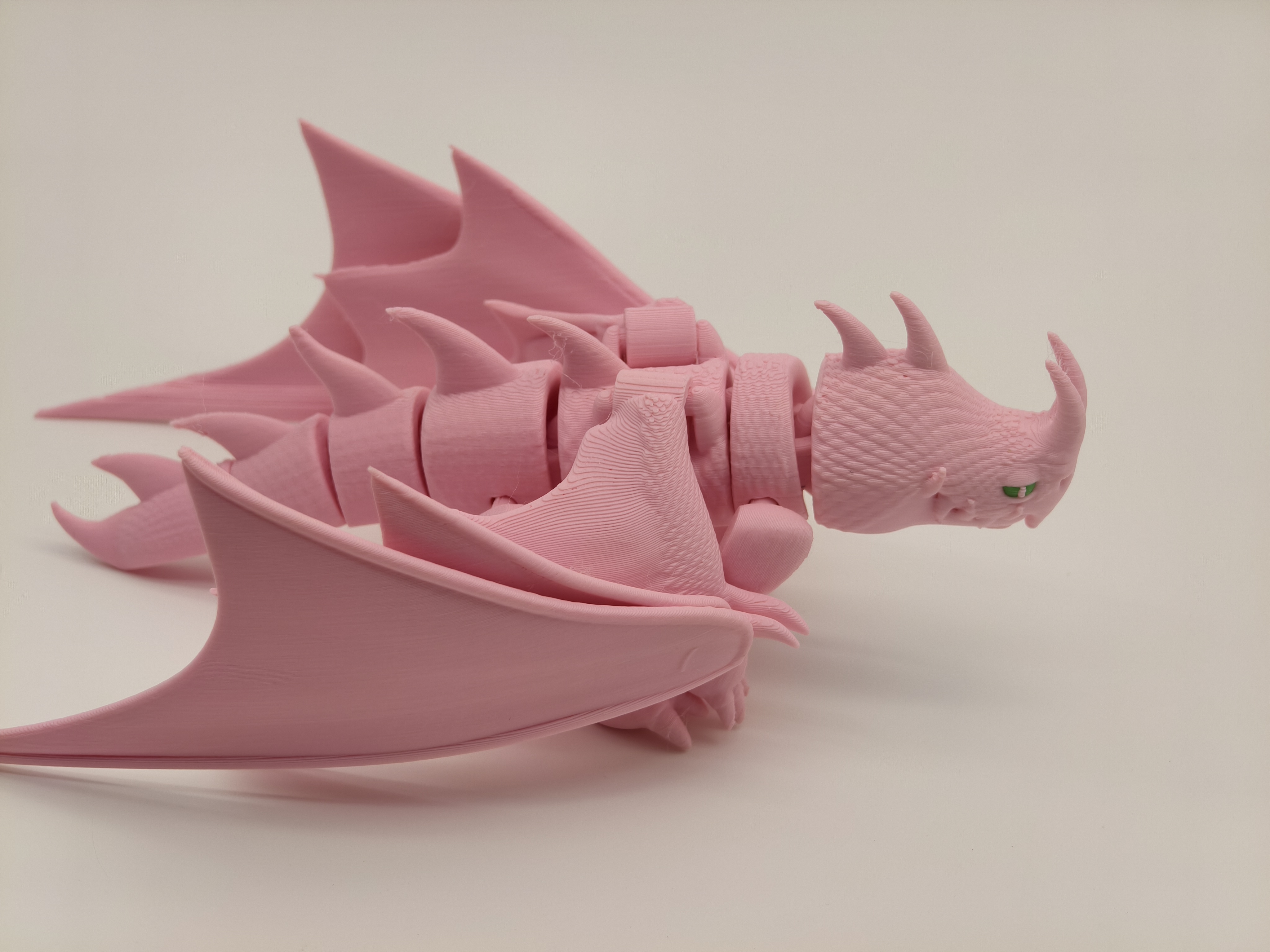 Miniatura 2 do modelo 3D 驯龙高手，夜妖龙，无需支撑MINI可打，手机直接打印即可