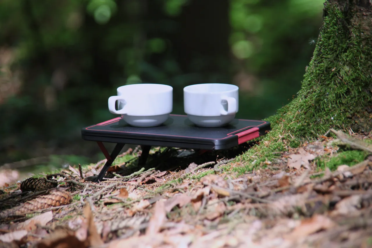 Small Terrain Adaptable Coffee Table for Camping view 4