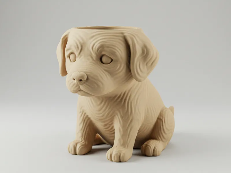 Puppy Dog Planter