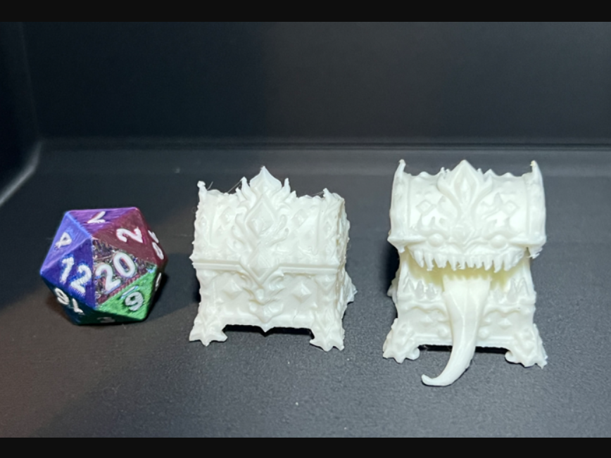 D&D-Truhe und Mimik