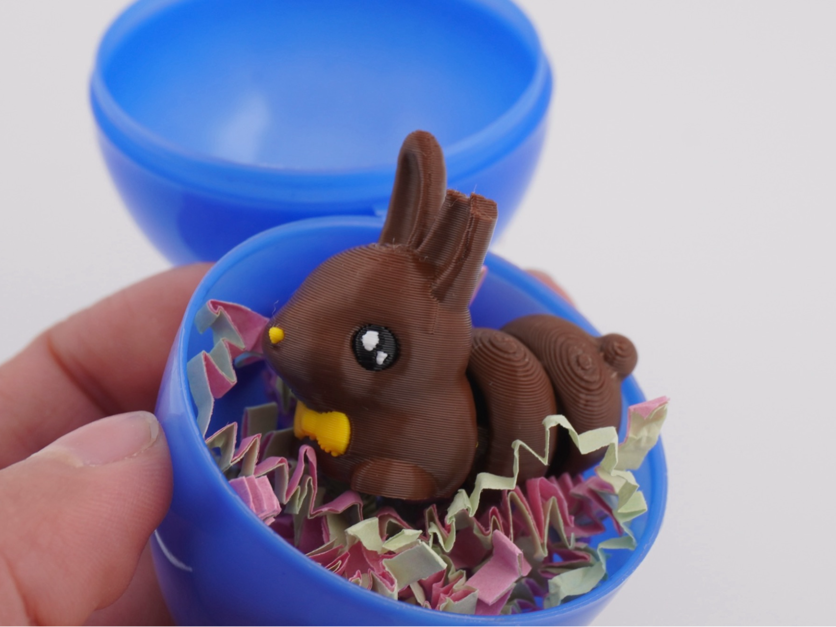 Flexi Easter Bunny - Articulated Fidget Desk Pet