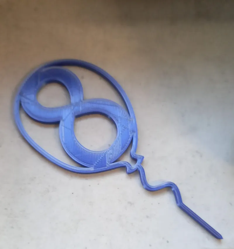 8 year cake topper