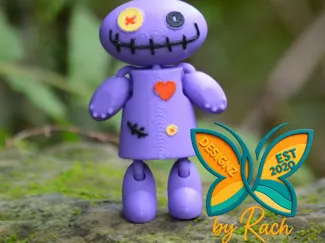 Flexi Voodoo multicolor halloween fidget