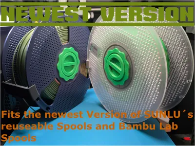 Spool Tumbler for the newest SUNLU- and BBL-Spools