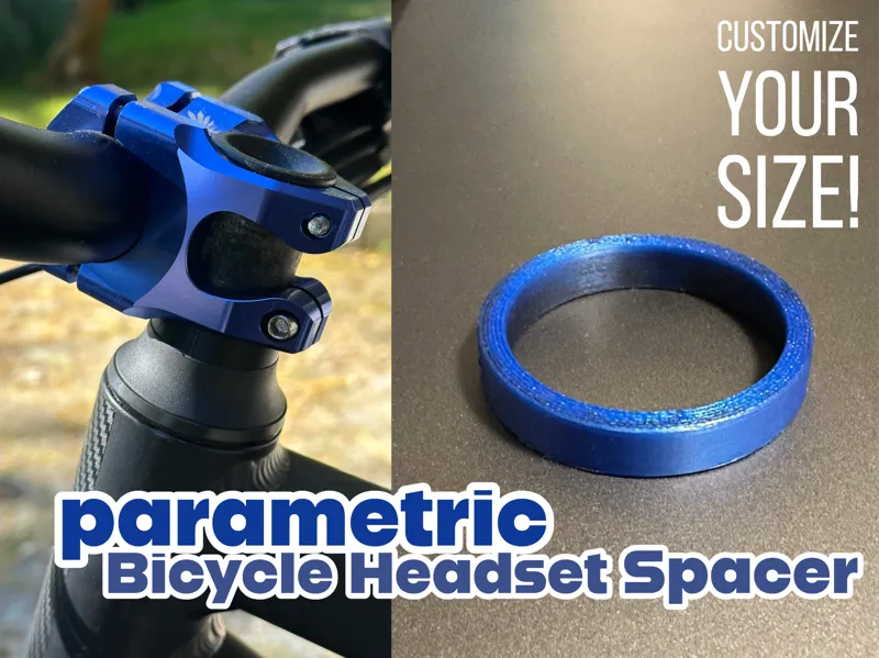 Parametric Bike Headset Spacer (Fork & Steerer)