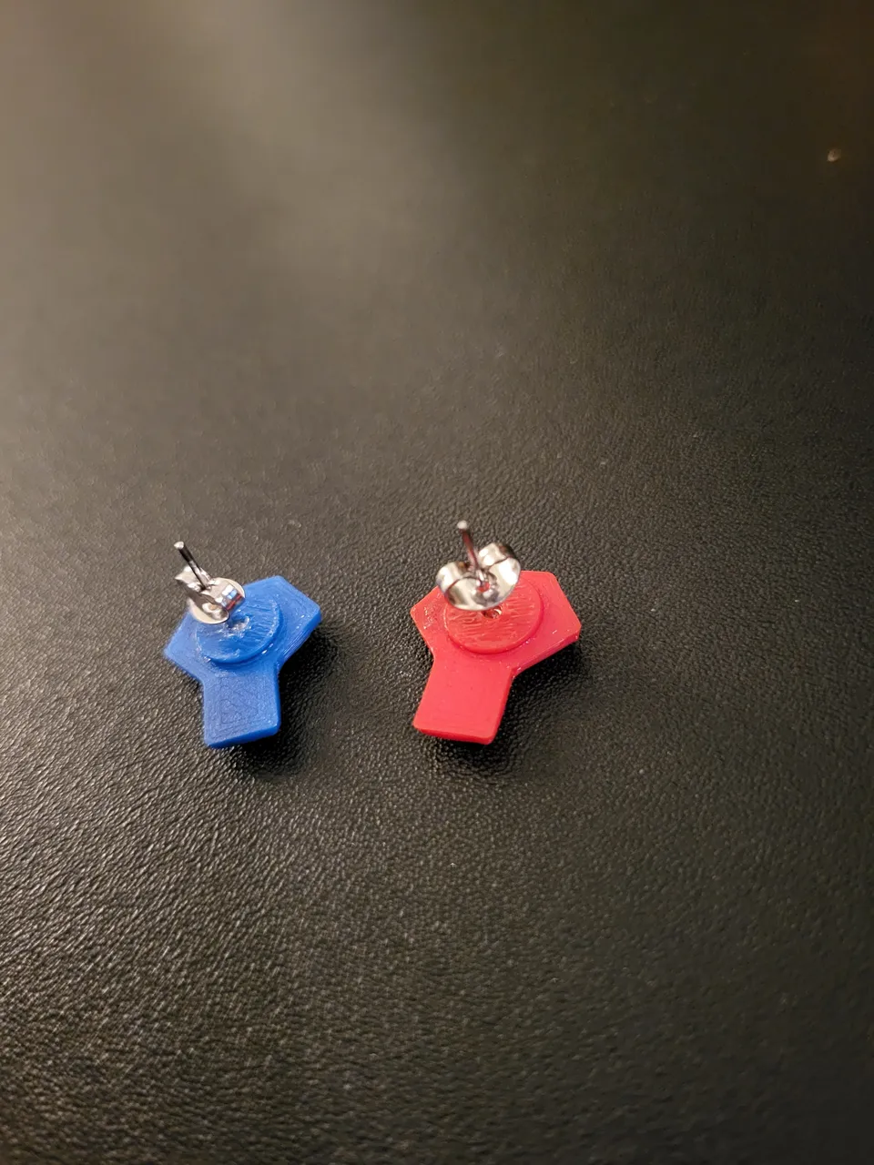 Mariokart Item Box inspired Question Mark Earrings view 3