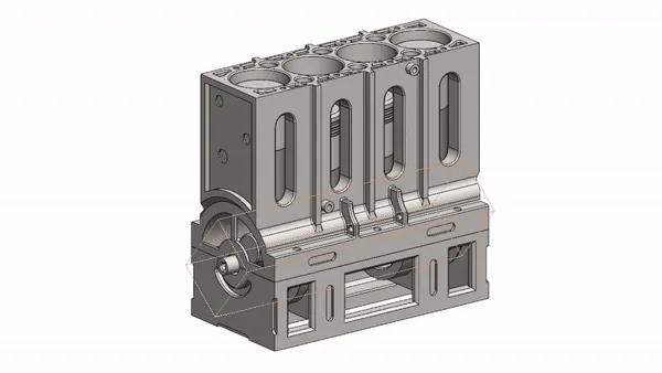Moteur 4 cylindres en ligne