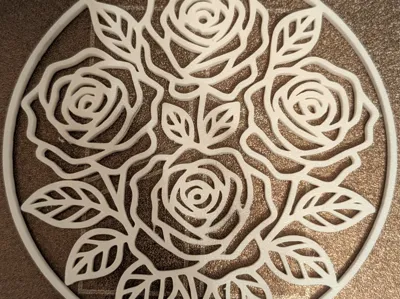 Decorative Rose Hanging Ornament 