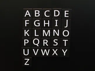 Scramble Word Game Fridge Magnets