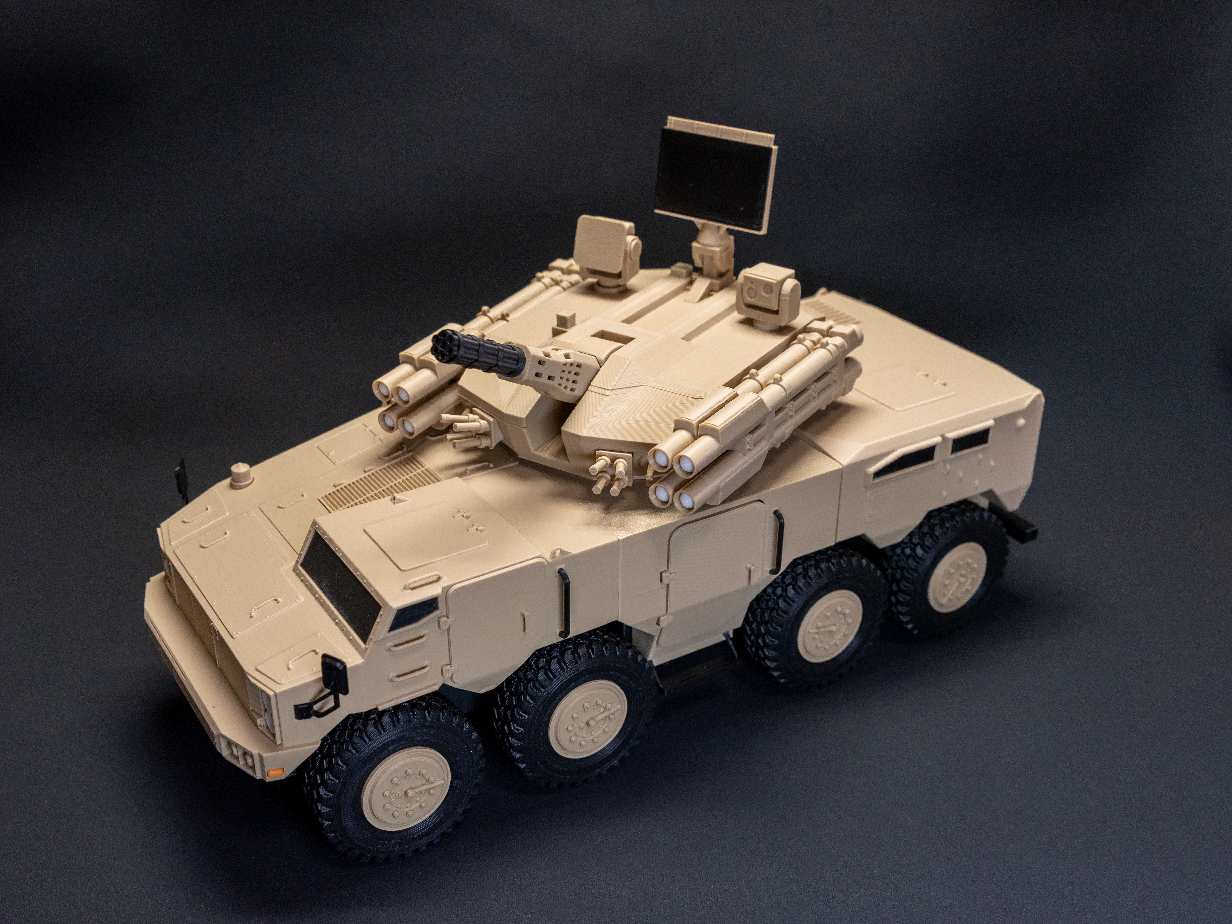Miniatura 2 do modelo 3D 陆地神盾：625E弹炮结合武器系统（CS/SA5）