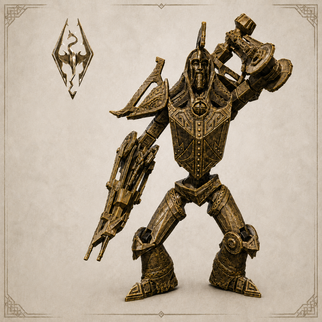 Miniatura 2 do modelo 3D Dwarven Centurion