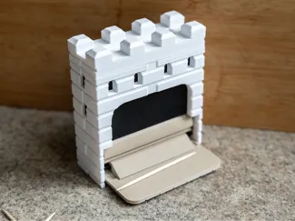 Castle toothpick dispenser