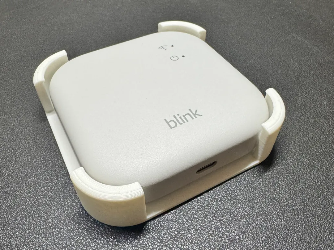 Blink Xr Sync Module Bracket 3d Print Blink Sync Module XR (Newest Model) Wall Mount - Free 3D Print Model ...