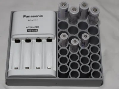 Compact Eneloop Battery Holder