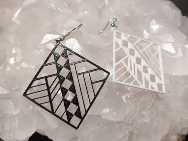 Art Deco Diamond Earrings